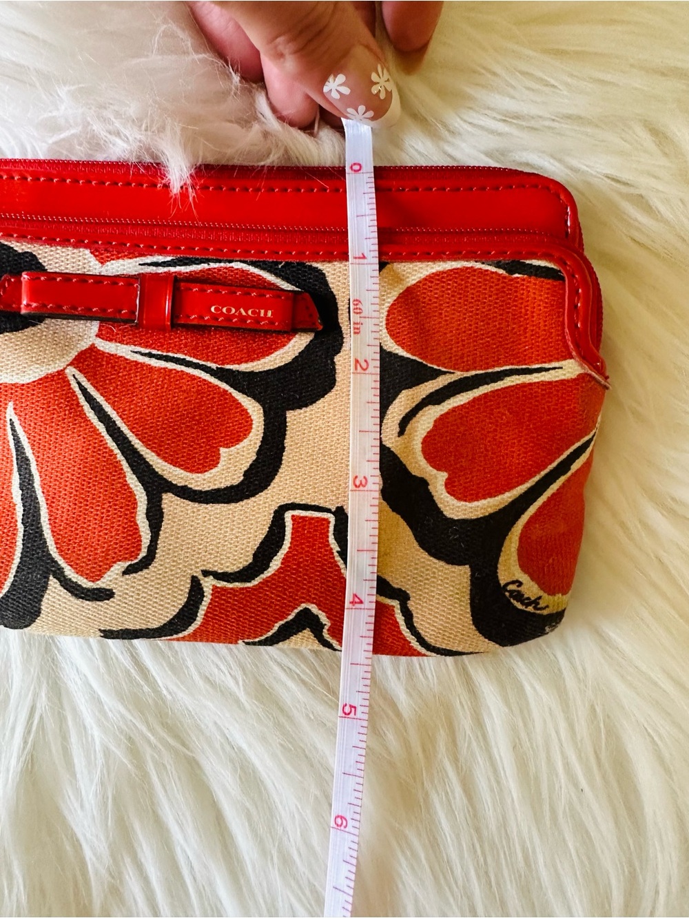 COACH Poppy Double Zip Wristlet - Picture 6 of 13